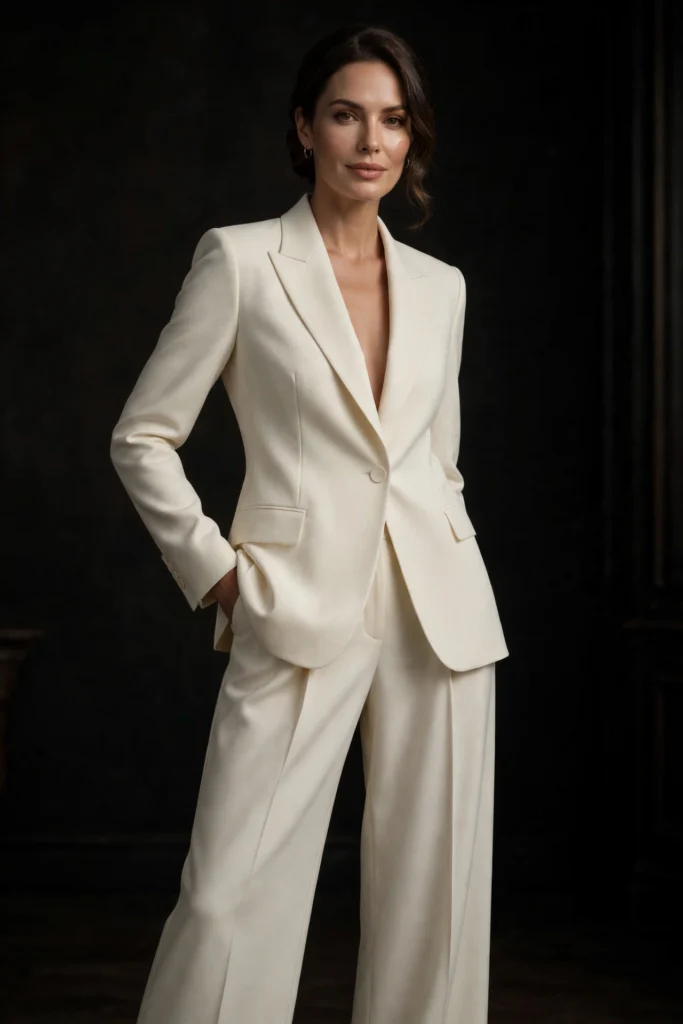 Ivory Blazer Co-ord